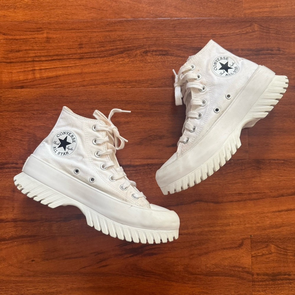 Converse Chuck Taylor All Star Lugged High White W Women's Size 39